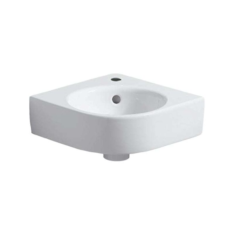 Geberit - Renova Nr.1 Comprimo Nouveau lavabo d'angle, 32cm,
