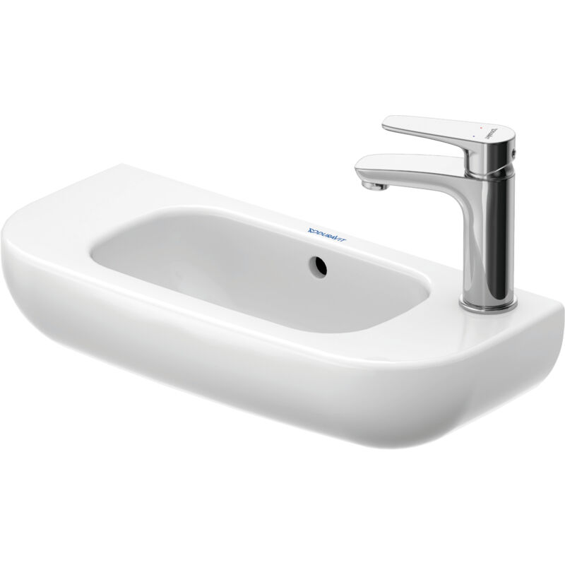 Duravit - D-Code lave-mains, avec trou pour robinetterie &agrave; gauche,