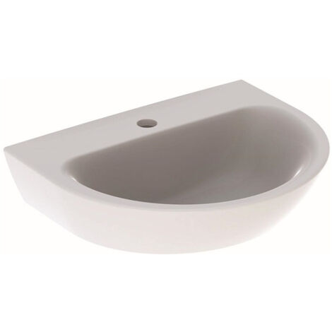 Lave-mains droite NOVA avec trou pour robinet sans trop plein 500x400mm blanc KT