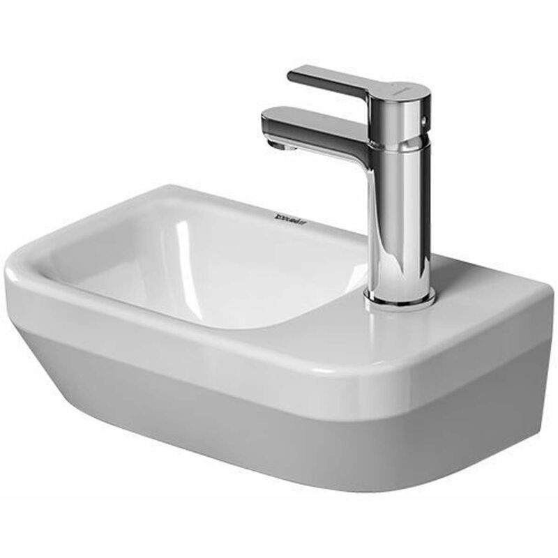 Duravit - DuraStyle - Lave-mains 36x22 cm, avec un trou pour robinet à droite, blanc alpin 0713360000