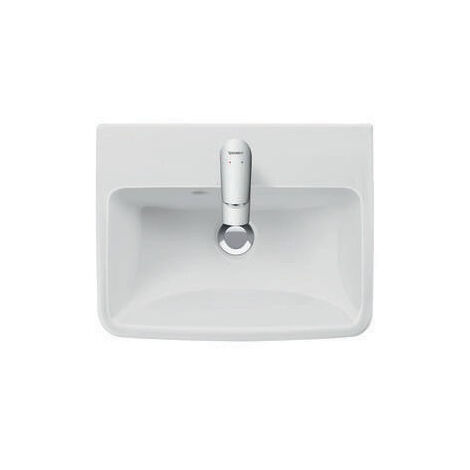 Lave-mains Duravit Duravit No 1 blanc, avec trop-plein, 1 trou pour robinetterie 450x350mm