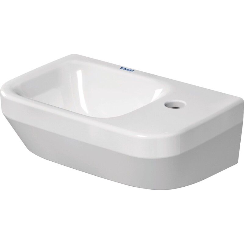Duravit - No.1 lave-mains, avec trou pour robinetterie, sans