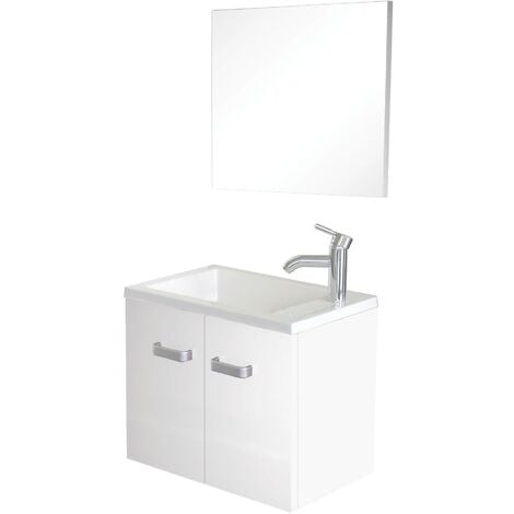 Duravit Vero - Lave-mains 500x250 mm, un trou pour robinetterie à droite,  blanc alpin 0703500008