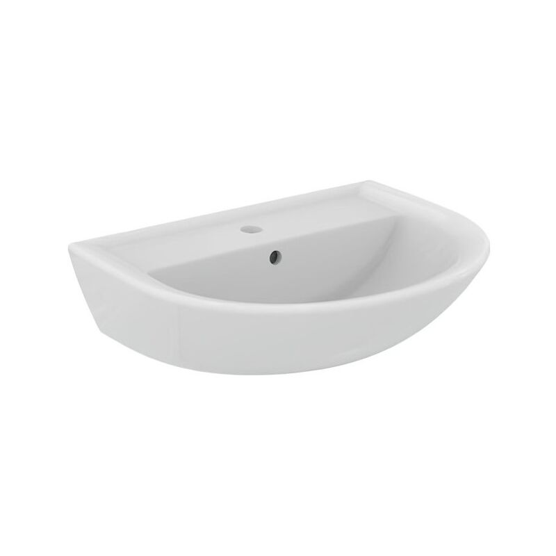 Ideal Standard Waschtisch Eurovit, 1 Hahnloch, mit Überlauf, W332301