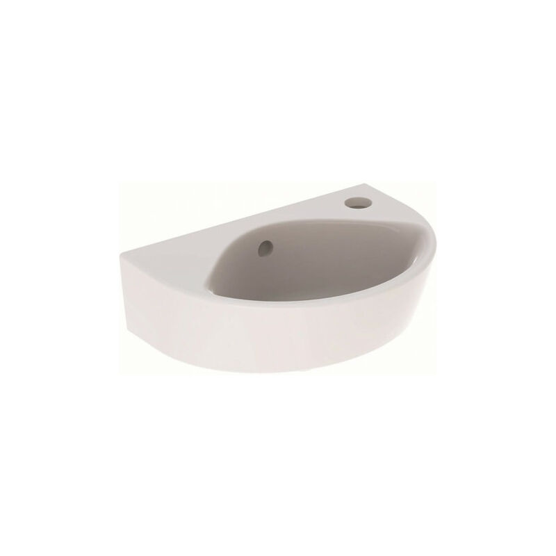 Geberit - Lave-mains Renova, compact, Blanc, 36x14.8x25cm, troude robinetterie à droite
