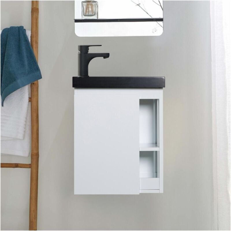 Meuble lave-mains HAMPTON Blanc
