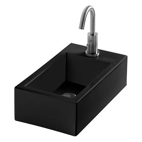 Lave-mains Hox mini Noir mat céramique - Cristina Ondyna WHX450913