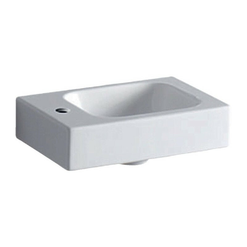 Geberit - Lave-mains iCon 380x280mm avec trou pour robinet gauche blanc kt