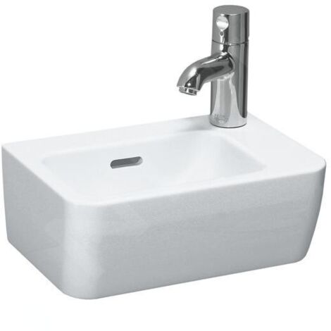 Lave-mains LAUFEN PRO A 360 x 250 mm trou pour robinet à droite, blanc LCC LAUFEN