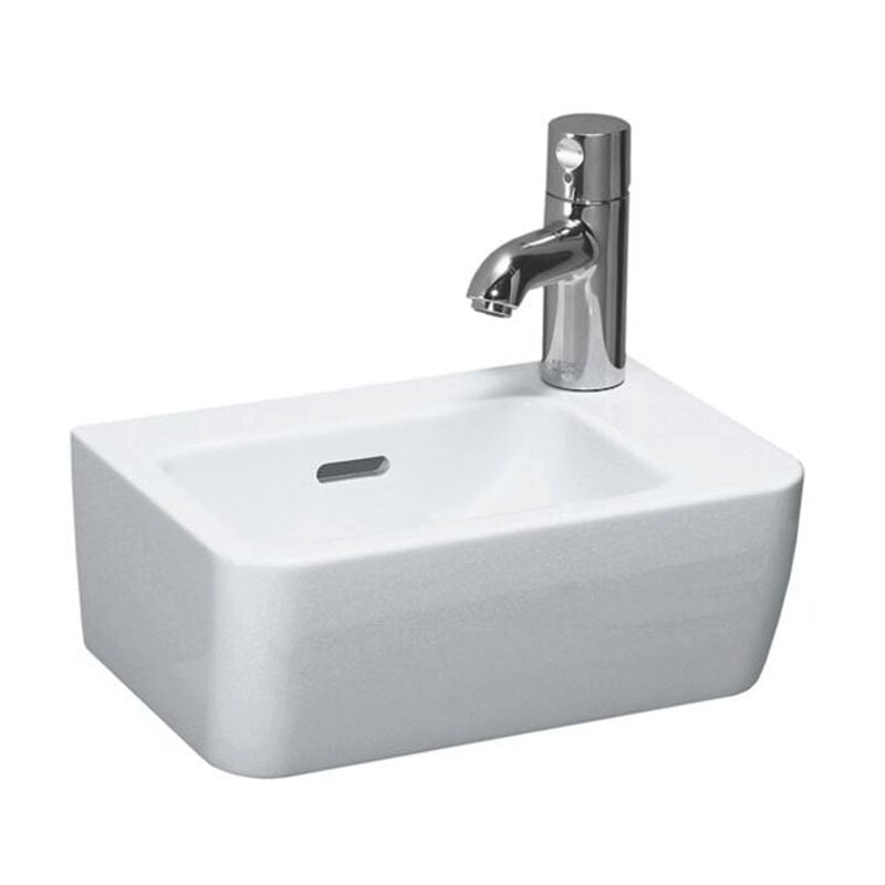 Laufen - Pro - Lave-mains, 36x25 cm, 1 trou pour robinetterie à droite, blanc H8169550001061