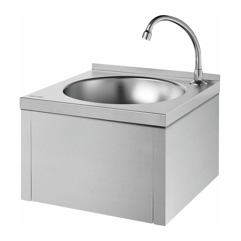 Lave-mains mural mécanique Delabie Inox