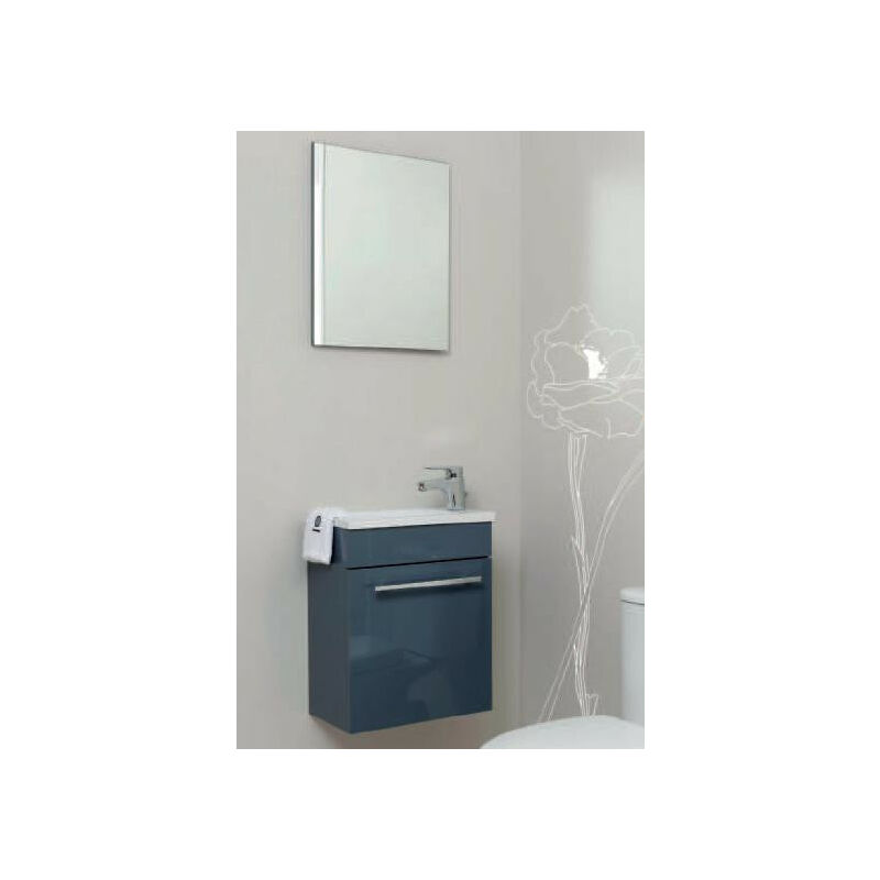 Ondee - Ondée - Meuble lave-mains anthracite à suspendre 40cm - nino