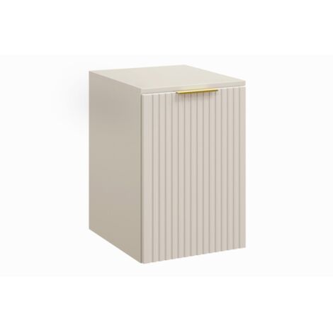 Lave-mains NOXERA 40 cm – Marron congo – Avec panier à linge