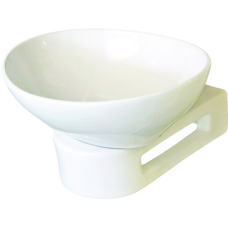 Lave-mains rond TWINSET - Blanc - 42x41cm - Céramique - Sans trop plein - Blanc