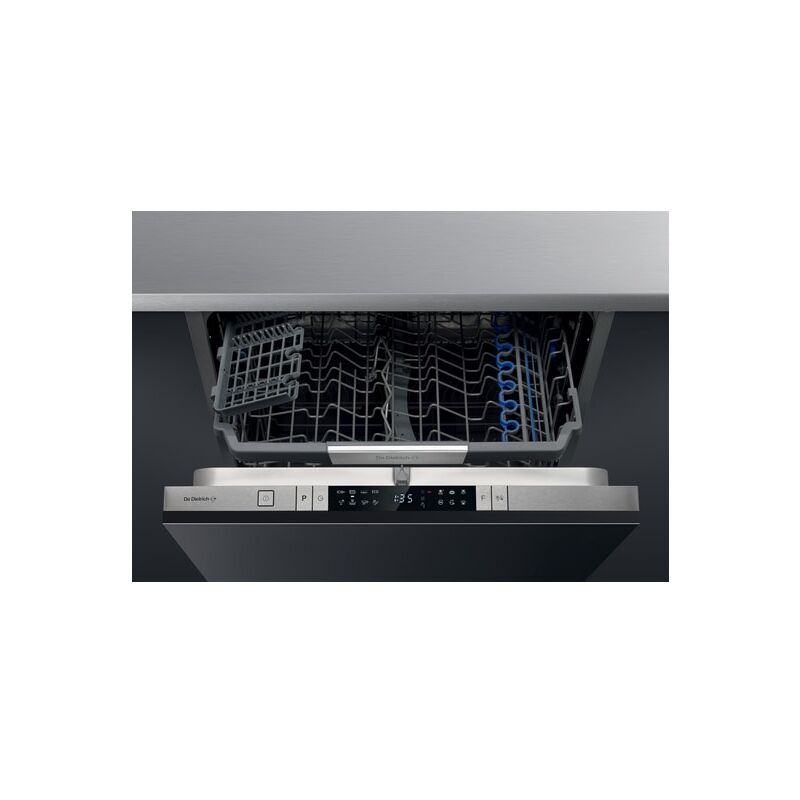Lave-vaisselle Tout-intégrable De Dietrich DCJ424DQX – 42 dB – ics+ Intelligent Control – Moteur Inverter – Ouverture auto – SpotLight