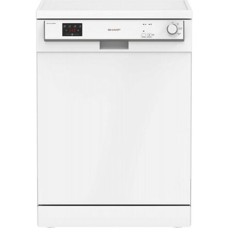 Lave-vaisselle pose libre SHARP 13 Couverts 59.8 cmcm E, QWHX12F47EW1FR - Blanc