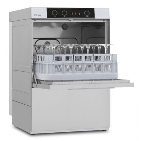 Lave-Verre avec Pompe de Vidange et Adoucisseur - 8L - 3.5 kW - Panier 390 x 390 mm - Colged