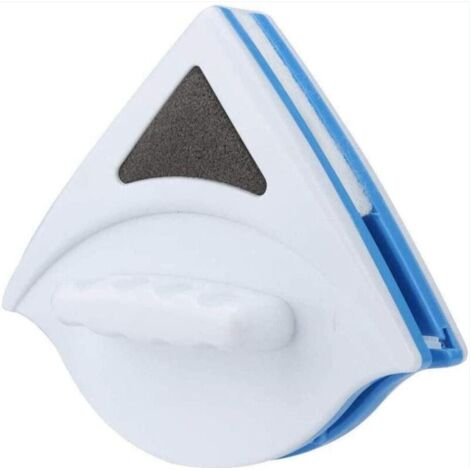 Lave Vitre Magnétiqu,Brosse de Nettoyage pour vitres Double Face, Double Latérale Magnétique Nettoyant pour Vitres avec Corde Anti-Chute pour vitres vitrées 3-8mm (Bleu)