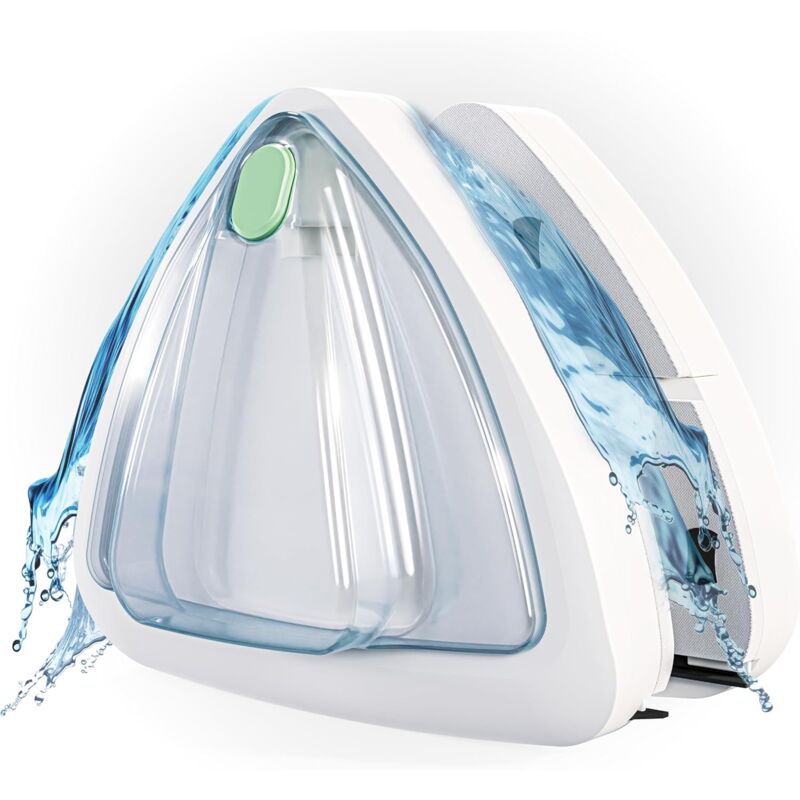 Lave-Vitre Magnétique Double Face - Nettoyeur de Vitres Aimanté Efficace pour Fenêtres, Baies Vitrées et Double Vitrage - Nettoyage Facile, Sécurisé