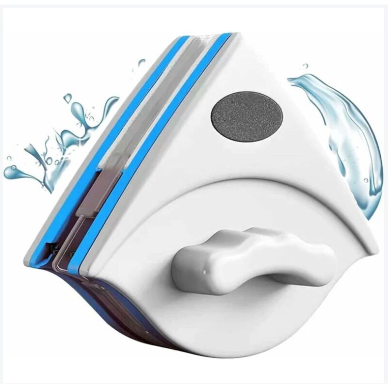 Csparkv - Lave Vitre Magnétique Double Vitrage, Brosse de Nettoyage pour Vitres Double Face, Ettoyeur Vitre Intérieur pour Vitres Vitrées 3-8mm, avec