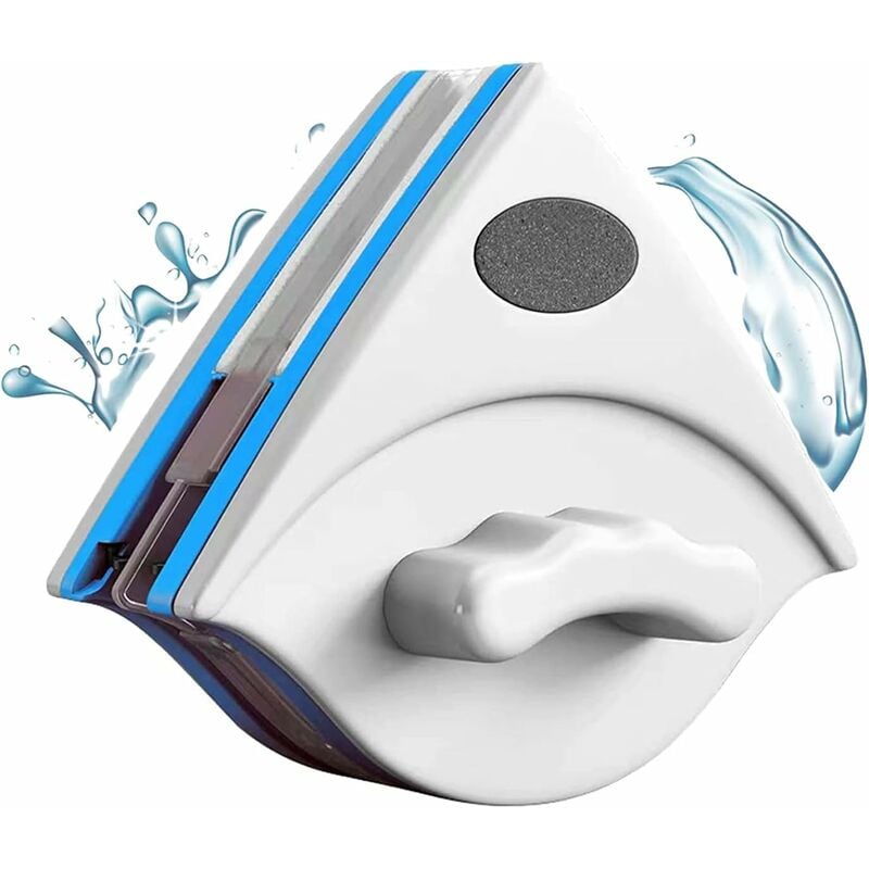 Ersandy - Lave Vitre Magnétique Double Vitrage, Brosse de Nettoyage pour Vitres Double Face, Ettoyeur Vitre Intérieur pour Vitres Vitrées 3-8mm, avec