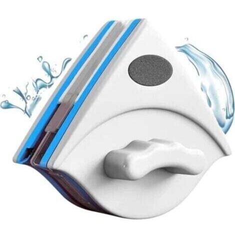 Lave Vitre Magnétique Double Vitrage, Brosse de Nettoyage pour Vitres Double Face, Ettoyeur Vitre Intérieur pour Vitres Vitrées 3-8mm, avec Corde Anti-Chute