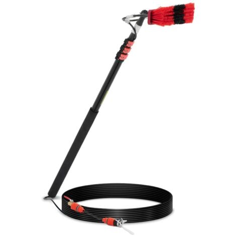 Lave vitre télescopique 125 à 360 cm avec brosse 35 cm - Brosse lavage télescopique