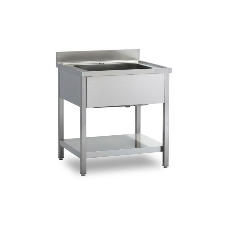 Lavello 100x70x85 acciaio inox 304 su gambe