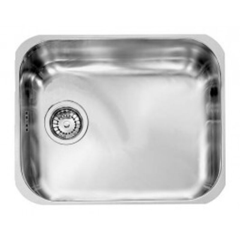 Lavello Cinzia Sottotop 50x40 R90 1 Vasca Acciaio Inox