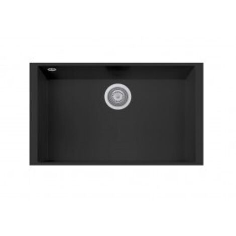 Lavello composito cucina Plados ON7610ST una vasca Sottotop - UG 70 Nero Matt