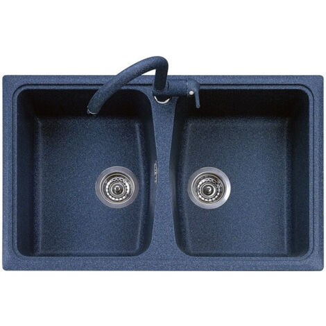 Lavello composito cucina Plados SP0792 due vasche - UQ87 Bianco Antico