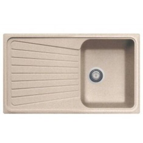 Lavello composito cucina Plados SP0861 una vasca - UG94 Avena