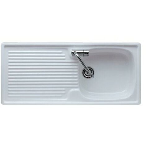 Lavello cucina 1 vasca per mobile 100x45 h5 in ceramica con