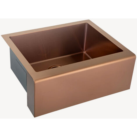 Lavello da cucina 600 mm - rame spazzolato - Sugi