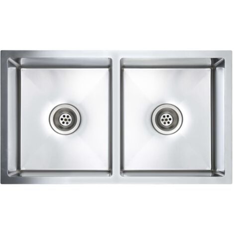 Lavelli Da Cucina Inox.Lavello Da Cucina Lavorato A Mano Con Filtro In Acciaio Inox