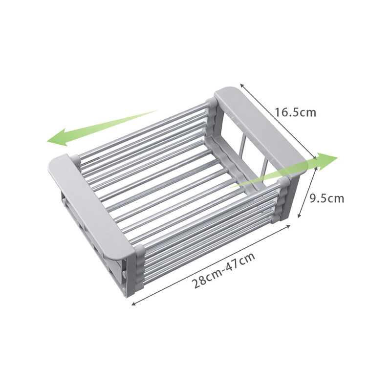 Lavello da cucina regolabile in acciaio inox