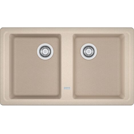 Lavello da Incasso Franke BSG 620 Antea in Fragranite, 2 Vasche, Dimensioni 86x50 cm, Colore Avena