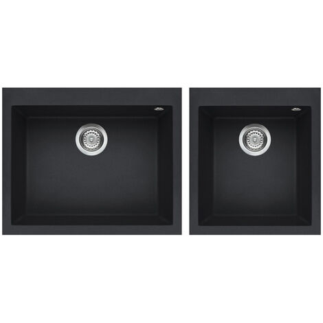 Lavello Elleci da incasso Quadra 210 Granitek Antracite LGQ21059