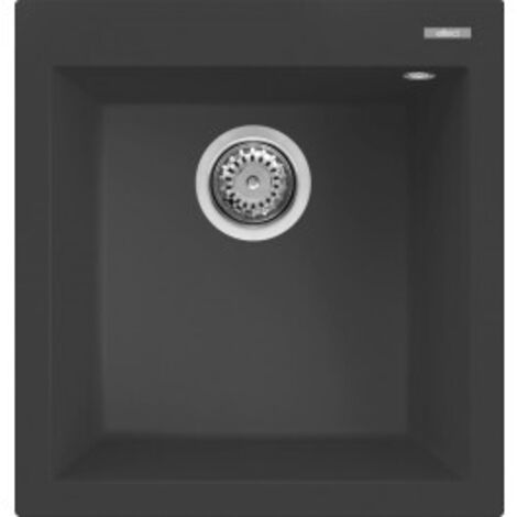 Lavello Elleci Incasso 1 vasca 47x50 Quadra 102 Granitek Antracite LGQ10259