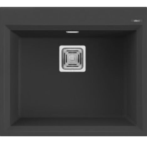Lavello Elleci Incasso 1 vasca 57x50 Karisma 105 Granitek Nero Full Black LGK10540