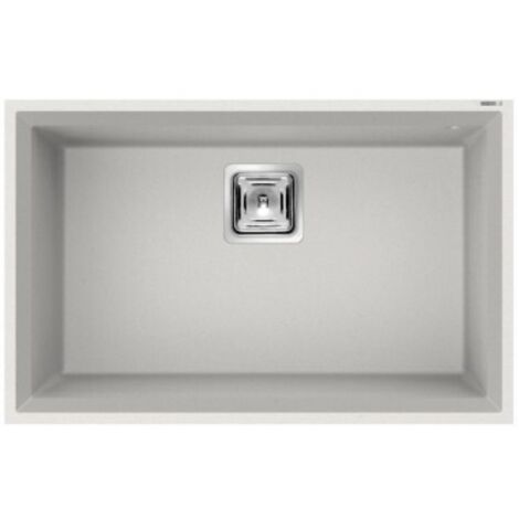 Lavello Elleci Incasso 1 vasca 69x43,8 Karisma 120 Sottotop Granitek Bianco LGK12068BSO