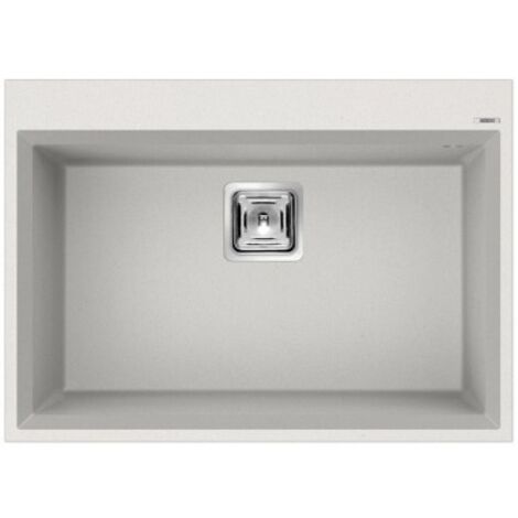 Lavello Elleci Incasso 1 vasca 70x50 Karisma 120 Granitek 68 Bianco LGK12068