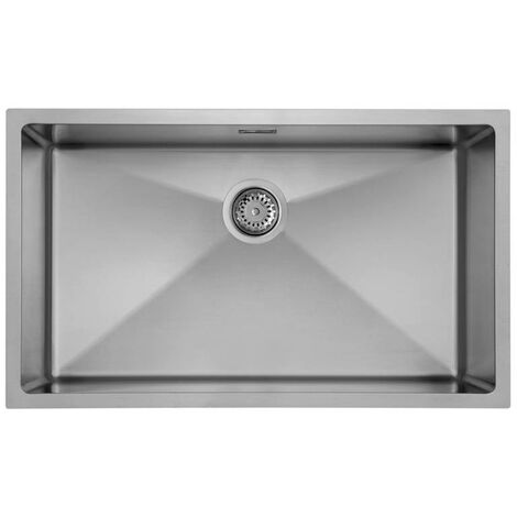 Lavello Elleci Incasso 1 vasca 74x44 Yoga 700 Satinata Inox LIY700SAC