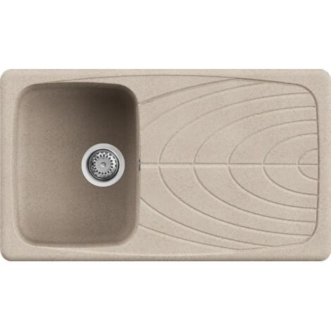 Lavello Elleci Incasso 1 vasca 86x50 Master 400 Granitek Avena LGM40051