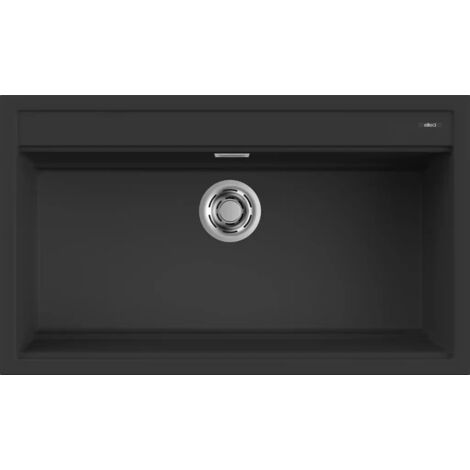 Elleci Incasso 1 vasca 86x51 Best 360 Granitek Nero LGB36040