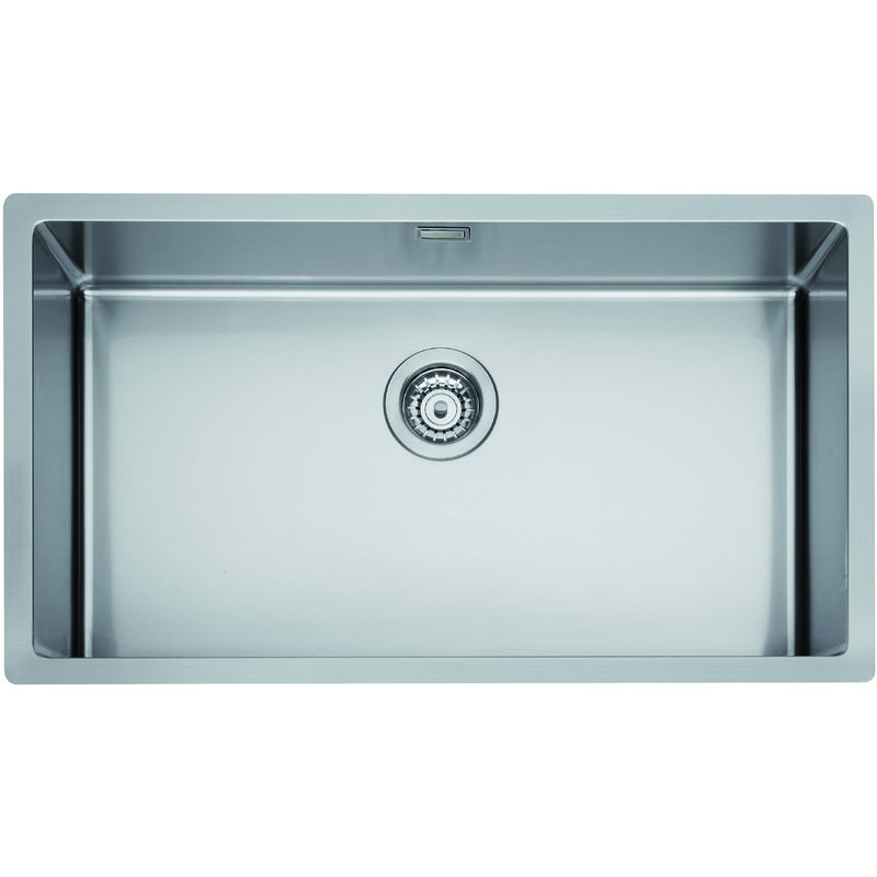 Lavello Cucina Acciaio Inox.Lavello Icros 74x44 1 Vasca Acciaio Inox Aisi 304 18 10 Made In Italy 170 0740 10 2000 1170