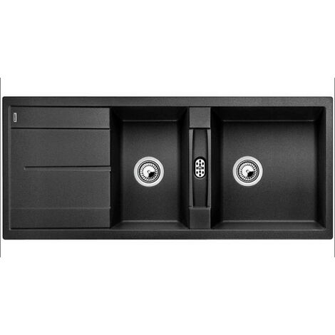 lavello incasso 80cm manuale antracite con sifone - 513267 - blanco