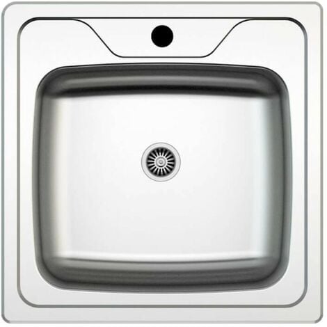 Lavello incasso a una vasca 50x50 cm - Classic N24435AS