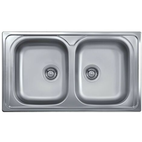 ACCIAIO INOX LAVANDINO Camping Lavello Lavabo + Runtime 19 MM Maß  265x160x100 Q1 EUR 37,05 - PicClick IT