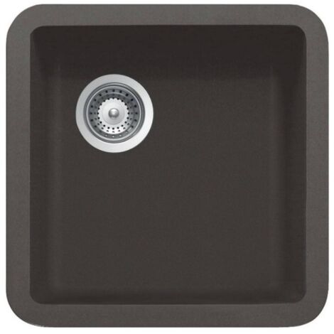 Lavello incasso monovasca sottotop colore titanio - Smeg VST38T